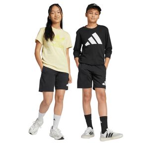 Παιδική Βερμούδα Adidas Sportswear Μαύρη όψη μπροστά