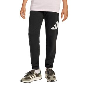 Παιδικό Αχνούδιαστο Παντελόνι Φόρμας Adidas Sportswear μαύρο μπροστά όψη
