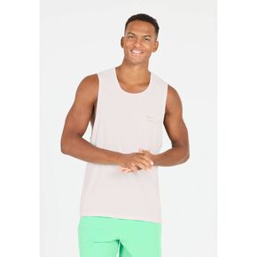 ανδρικό αθλητικό αμάνικο λευκό Endurance Hanieber μπροστά όψη