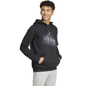 Ανδρικό-Φούτερ-Κουκούλα-Adidas-Tech-Μαύρο-1