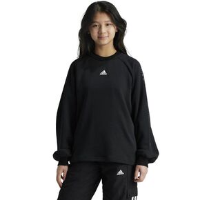 Παιδική-Φούτερ-Κορίτσια-Adidas-Crew-Μαύρη-1