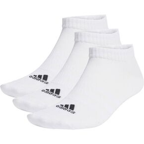 Σοσόνια 3 Ζεύγη Adidas Thin And Light Low-Cut Λευκό όψη μπροστά