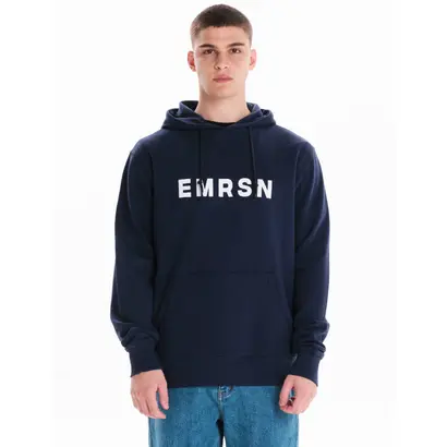 Ανδρικό-Φούτερ-Με-Κουκούλα-Emrsn-Logo-Blue-1