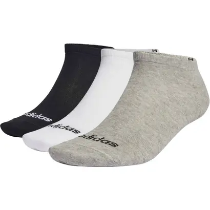 Αθλητικές-Κάλτσες-Σοσόνια-3-Ζεύγη-Adidas-Μαύρο-Γκρι-1
