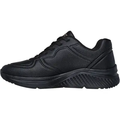Γυναικεία-Αθλητικά-Skechers-Bobs-Arch-Με- Δερμα-117560-BBK-2