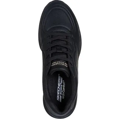 Γυναικεία-Αθλητικά-Skechers-Bobs-Arch-Με- Δερμα-117560-BBK-4