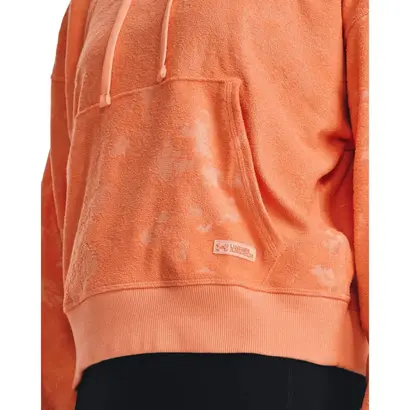 Γυναικεία-Μπλούζα-Με-Κουκούλα-Under-Armour-Πορτοκαλί-4