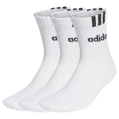 Κάλτσες-Adidas-3-Stripes-Half-Crew-Λευκό-1