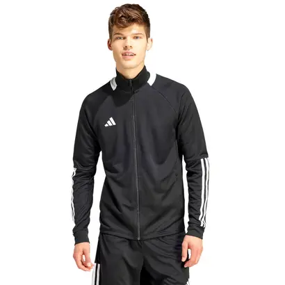 Ανδρική Ζακέτα Adidas Sereno Μαύρο Μπροστά