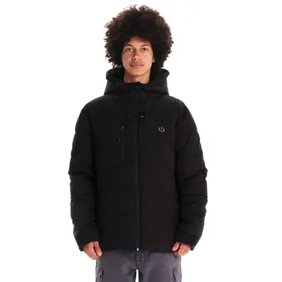 Ανδρικό-Μπουφάν-Puffer-Με-Κουκούλα-Emerson-Black-1