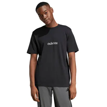 Ανδρικό T-Shirt Adidas C Camo Lin Black Μπροστά