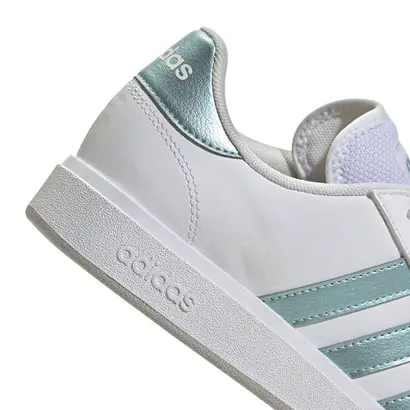 Γυναικεία Sneaker Adidas Grand Court Base 2 Λευκά Λεπτομέρειες Πίσω Μέρος