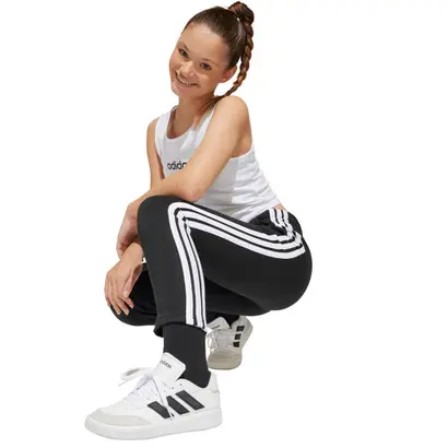 Παιδικό Παντελόνι Φόρμας Adidas Sportswear Jogger 3 Stripes Black κίνηση