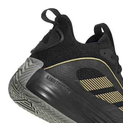 Ανδρικά Μπασκετικά Adidas Ownthegame 3.0 Μαύρο / Χρυσό λεπτομέρειες πίσω