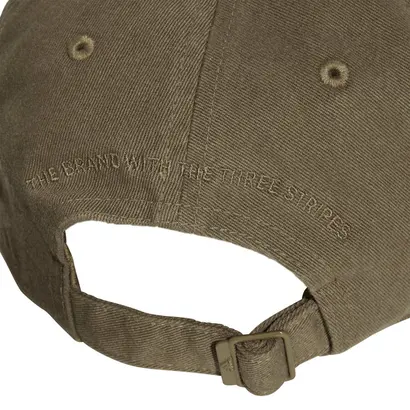 Adidas Dad Cap καπέλο λαδί λεπτομέρεια κλείσιμο πίσω