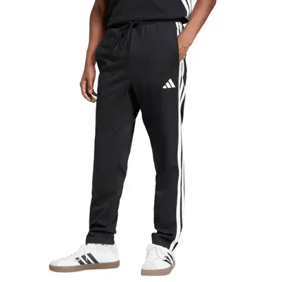 Ανδρικό Παντελόνι Φόρμας Αdidas Essentials 3-Stripes Single Jersey Μαύρο μπροστά όψη