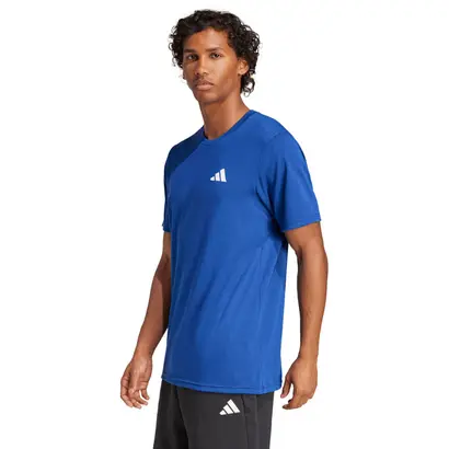 Ανδρικό Τεχνικό T Shirt Adidas Train Essentials Μπλε όψη μπροστά