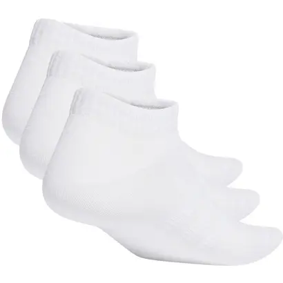 Σοσόνια 3 Ζεύγη Adidas Thin And Light Low-Cut Λευκό όψη πίσω