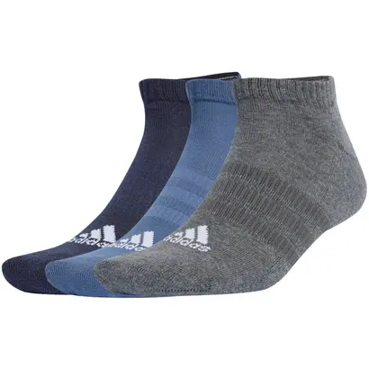 Αθλητικές Σοσόνια 3 Ζεύγη Adidas Cushioned Low-Cut Socks Μπλε