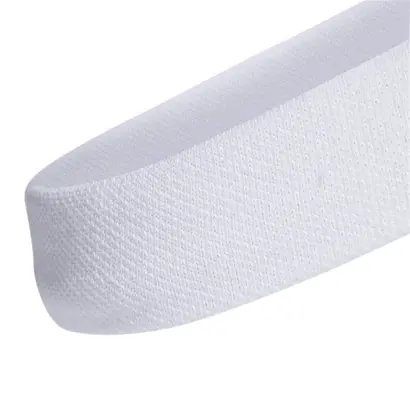 Αθλητικό Περιμετώπιο Adidas Tennis Headband Λευκό λεπτομέρεια στο πλάι