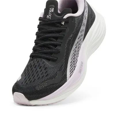 Γυναικεία Αθλητικά Running Puma Velocity Nitro 3 Μαύρο / Λιλά λεπτομέρεια μπροστά