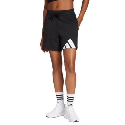 Γυναικεία Βερμούδα Adidas Essentials Big Logo Μαύρο όψη μπροστά