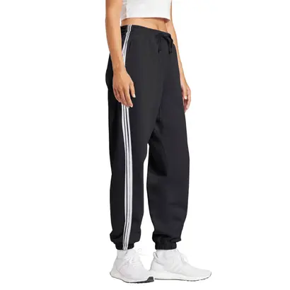 Γυναικεία Φόρμα Adidas Essentials 3-Stripes μαύρη όψη μπροστά