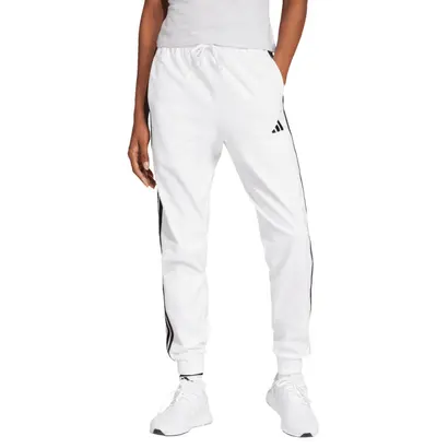 Γυναικεία Φόρμα Adidas Sportswear Essentials 3-Stripes Jogger Λευκή μπροστά όψη
