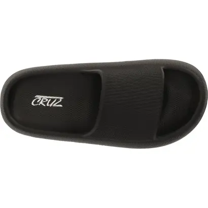 γυναικείες μαλακές μαύρες παντόφλες EVA Cruz Capri θέαση από πάνω