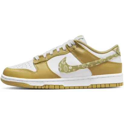 Nike Dunk Low γυναικεία sneaker λευκό χρυσό εσωτερική όψη