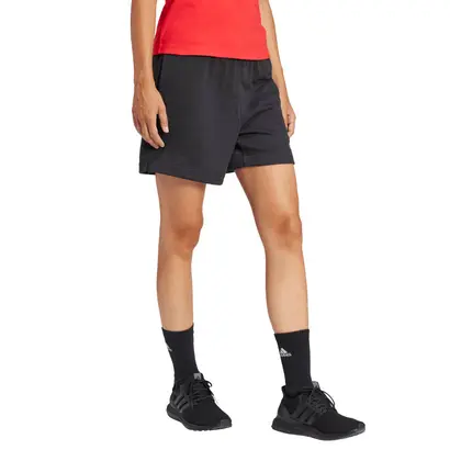 Γυναικείο Σορτς Adidas Essentials French Terry Black μπροστά