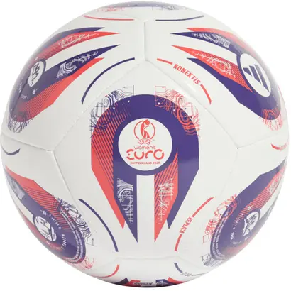 Μπάλα Ποδοσφαίρου Adidas W Euro25 Club White όψη πίσω