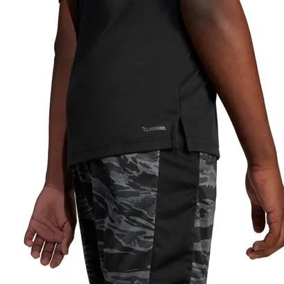 Παιδικό Μπλουζάκι Adidas Training Essentials Camo λεπτομέρεια πίσω