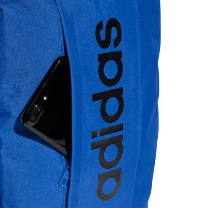 Παιδικό Σακίδιο Πλάτης Adidas Linear Backpack Kids Μπλε λεπτομέρεια μπροστά
