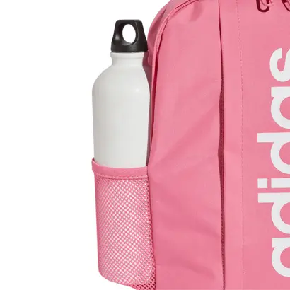 Παιδικό Σακίδιο Πλάτης Adidas Linear Backpack Kids ροζ λεπτομέρεια θήκη για μπουκάλι
