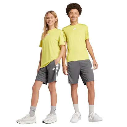 Παιδικό Σετ Adidas Training Essentials 3-stripes Κίτρινο όψη μπροστά