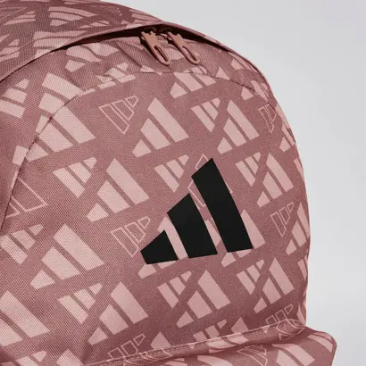 Σακίδιο Πλάτης Adidas Classic Monogram Graphics Μωβ λεπτομέρεια μπροστά