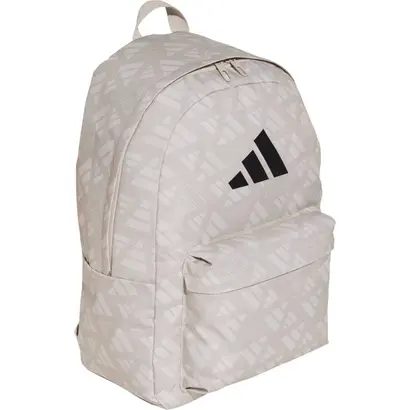 Σακίδιο Πλάτης Adidas Classic Monogram Graphics μπεζ πλάγια όψη