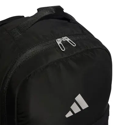 Σακίδιο πλάτης Adidas Sport Backpack Black / Silver Metallic λεπτομέρεια φερμουάρ