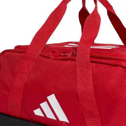 Τσάντα Ποδοσφαίρου Adidas Tiro League Duffel Bag Κόκκινο λεπτομέρεια Λογότυπο