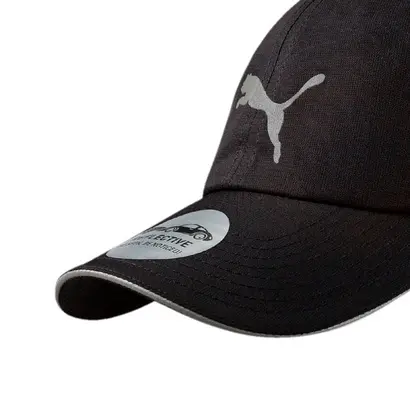 Unisex Senior Jockey Puma Padel Logo Black λεπτομέρεια μπροστά