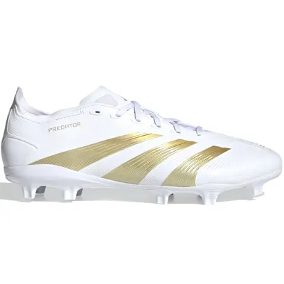 Ανδρικά Adidas Predator League Fg για φυσικό χλοοτάπητα λευκό εξωτερική όψη