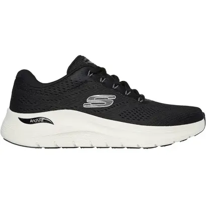 Ανδρικά Sneakers,Skechers Arch Fit 2.0  μαύρο λευκό εξωτερική όψη
