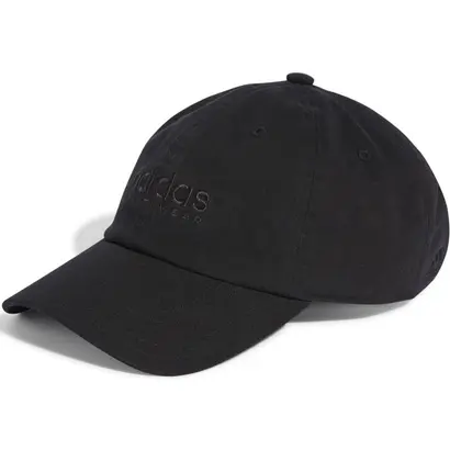 ανδρικό βαμβακερό καπέλο Adidas Dad Cap μαύρο μπροστά όψη