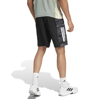 Ανδρικό Short adidas Train Essentials Camo 3-Stripes Μαύρο πίσω όψη