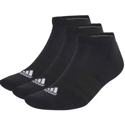Αθλητικές Σοσόνια 3 Ζεύγη Adidas Cushioned Low-Cut Socks Μαύρα