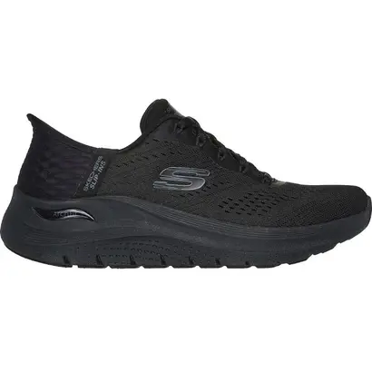 παπούτσια με στήριξη καμάρας  Skechers Arch Fit 2.0 Easy Chic Μαύρα εξωτερική όψη