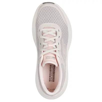 Γυναικεία αθλητικά παπούτσια Skechers Max Cushioning μπεζ θέαση από επάνω