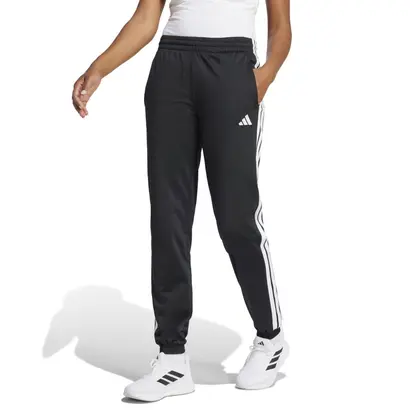 Γυναικείο αθλητικό παντελόνι Adidas Tricot 3-Stripes Μαύρο μπροστά όψη