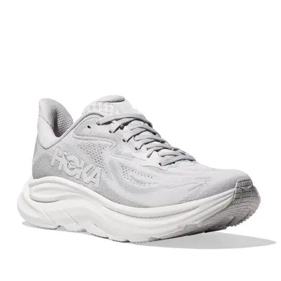 γυναικεία παπούτσια τρεξίματος Hoka Clifton 10 γκρι πλάγια όψη